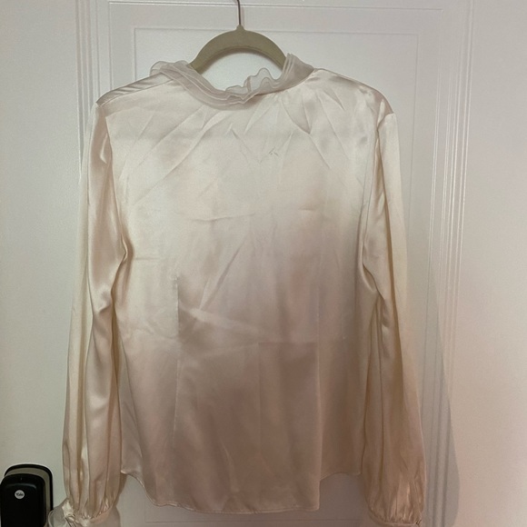 Lafayette 148 Silk Ruffle Blouse - Picture 5 of 9